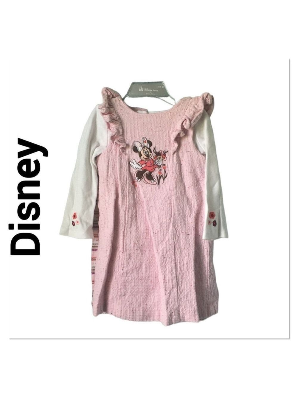 DISNEY Girl’s Minnie Mouse Pink 3 Piece Set 12-18 months